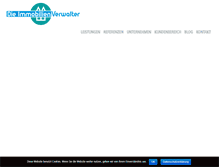Tablet Screenshot of die-immobilienverwalter.de